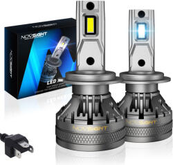 NOVSIGHT Lămpi Autoturismului H4 Canbus LED 6500K Alb rece 24V 120W 2buc A386 N37 H4 (H4)