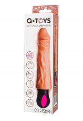 A-toys Realisztikus Vibrátor Melegítővel 42°C Tpe Hajlékony 12 Üzemmód Újratölthető (4905223451508)