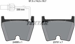 TEXTAR set placute frana, frana disc TEXTAR 2488801 (2488801)