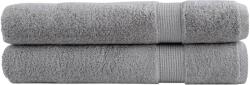vidaXL Prosoape de sauna premium, SOLUND 2 buc gri 80x200cm 600gsm GartenMobel Dekor (137314) Prosop