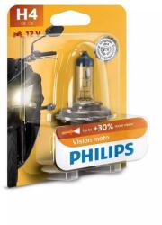 Philips H4 Vision Moto Izzó 12V/60/55W - 1 db PHILIPS Elektromos alkatrészek Világítás és fényjelzés Izzók Fényszóróizzók H4/HS1/P43t fényszóróizzók