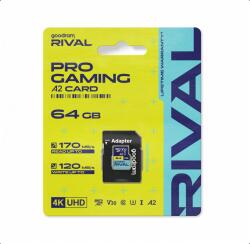 GOODRAM microSDXC Rival 64GB C10/U3/V30/A2 (GGSM2AA-0640R12)