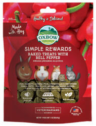 Oxbow Simple Rewards paprikás jutalomfalat 85 g