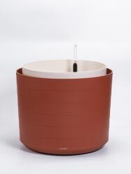 Plastia Ghiveci Berberis cu auto-uridare, 55 cm, teracotă+ivoriu U170503 (U170503)