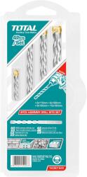 TOTAL Burghie pentru beton SDS Plus, set de 4 buc TACSD1945 (TACSD1945) Burghiu