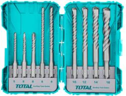 TOTAL Burghiu, set de 9, SDS Plus, industrial, SDS Plus TACSDL30901 (TACSDL30901) Burghiu