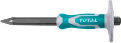 TOTAL Daltă ascuțită cu protector din plastic, industrială, lățime lamă 4 mm, lungime 305 mm THT4221216 (THT4221216) Dalta