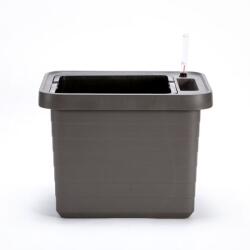 Plastia Jardinieră cu auto-udare Berberis UNO 45 cm - antracit U714024 (U714024)