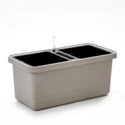 Plastia Jardinieră Berberis DUO de mare capacitate 80 cm - gri taupe U198007 (U198007)