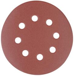 Silverline Disc abraziv SZ 125 mm P240 8 găuri - 10 bucăţi 206505 (206505)