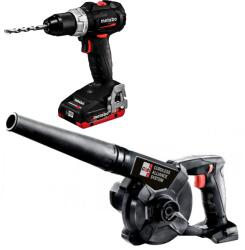 Metabo Burghiu Aku, suflante, incarcator, 2 buc bat. - Se 602367800+622423 (602367800+622423) Burghiu