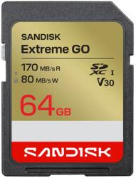 SanDisk SDXC Extreme GO 64GB U3/V30/UHS-I (SDSDXGN-064G-GNCIN)