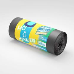 Acasă și Industrial Saci menajeri HDPE 20 L, negri, 20 buc. /rolă - Acasă și Industrial (SM2020BK)