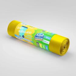 Acasă și Industrial Saci menajeri rLDPE 240 L, galbeni, 10 buc. /rolă - Acasă și Industrial (SM24010YL)