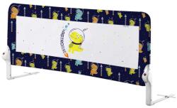 GUIMO Bariera de protectie pentru pat, rabatabila, Guimo, 150x48 cm, Astro Dino, Bleumarin