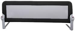 GUIMO Bariera de protectie pentru pat, rabatabila, Guimo, 150x48 cm, Negru