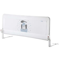 GUIMO Bariera de protectie pentru pat, rabatabila, Guimo, 120x48 cm, Sweet Dreams, Decor Catel, Alb