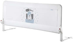 Guimo Bariera de protectie pentru pat, rabatabila, Guimo, 124 x 65 cm, Sweet Dreams, Decor Catel, Alb