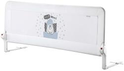 GUIMO Bariera de protectie pentru pat, Guimo, 150x48 cm, Sweet Dreams, Decor Catel, Alb