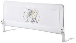 Guimo Bariera de protectie pentru pat, rabatabila, Guimo, 94 x 65 cm, Little Star, Decor Oita, Gri