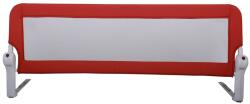 GUIMO Bariera de protectie pentru pat, rabatabila, Guimo, 150x48 cm, Rosu