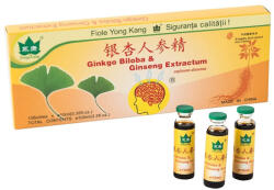 Fiole Ginkgo Biloba si Ginseng Extractum, 10 Fiole Buvabile, Yongkang China