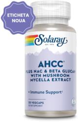  AHCC plus NAC & Beta Glucan , Solaray, 30 capsule, Secom
