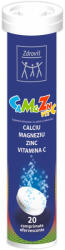 Zdrovit CaMgZn+Vitamina C, 20 Comprimate Efervescente, Zdrovit (5906204003739)