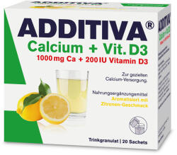  Calciu + Vitamina D3 Additiva, 20 plicuri, Dr. Scheffler