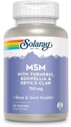  MSM Solaray, 750 mg, 90 capsule vegetale, Secom