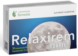  Relaxirem Noapte, 30 Comprimate, Laboratoarele Remedia