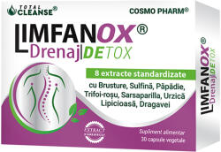  Limfanox Drenaj Detox Total Cleanse, 30 capsule, Cosmopharm
