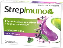 Reckitt Benckiser Strepimuno cu soc si echinacea, 24 pastile de supt, Reckitt Benckiser (5949031370377)