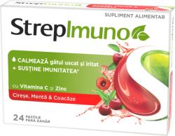  Strepimuno cu cirese, menta si coacaze, 24 pastile de supt, Reckitt Benckiser