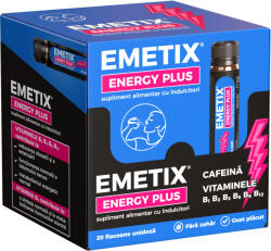  Emetix Energy Plus, 20 flacoane unidoza x 25 ml, Fiterman Pharma