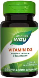  Vitamina D3 Natures Way, 2000 UI, 120 capsule, Secom