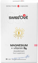  Magneziu si Vitamina B6, 30 Capsule, SwissOvit