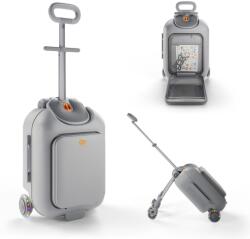 KinderKraft Geamantan KinderKraft CABBY cu scaun GREY (KACABB00GRY0000) Valiza