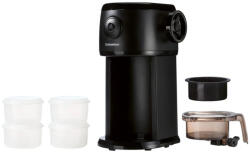 SilverCrest SISS 35 A1 BK Slushy elektromos jégaprító és slushy készítő házi jégkása és jeges ital készítő gép, fekete, 315 ml / 35 W