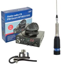 PNI Radio CB PNI Escort HP 8024 ASQ cu antena PNI ML160, 40 canale, 4W (86841247) Statii radio