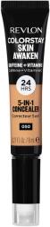 Revlon Concealer Revlon ColorStay Skin Awaken 5-in-1, 050 Medium Deep, cu Koffein si Vitamina C (3471158)