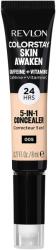 Revlon Concealer Revlon ColorStay Skin Awaken 5-in-1, 8 ml, nuanta 005 Fair, cu Koffein si Vitamina C (98611199)