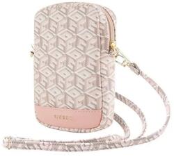 GUESS Zip GCube Bottom Stripe GUWBZPGCSPGP kis táska rózsaszín 93380 (93380)