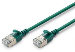 ASSMANN Patch Cord Digitus by Assmann DK-1632-A-010S-G-10, Cat6a, F/FTP, 1 m, Green, 10 bucati (DK-1632-A-010S-G-10)