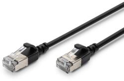 ASSMANN Patch Cord Digitus by Assmann DK-1632-A-010S-BL-10, Cat6a, F/FTP, 1 m, Black, 10 bucati (DK-1632-A-010S-BL-10)