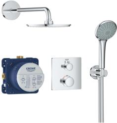 GROHE Grohtherm - Душ система Rainshower Cosmopolitan 210 с термостат за вграждане, хром 34734000 (34734000)
