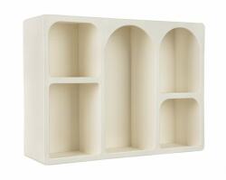  Krémfehér MDF polc 80x24x60 cm