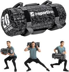 inSPORTline Erősítő zsák fogantyúkkal inSPORTline Fitbag Camu 20 kg (17894)