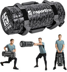 inSPORTline Erősítő zsák fogantyúkkal inSPORTline Fitbag Camu 15 kg (17893)