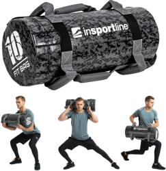 inSPORTline Erősítő zsák fogantyúkkal inSPORTline Fitbag Camu 10 kg (17892)